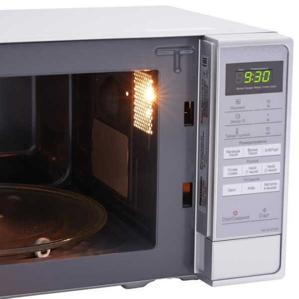 Микроволновая печь Panasonic NN-ST27HMZUE Серебряный Соло, 20л, 800 Вт photo 5