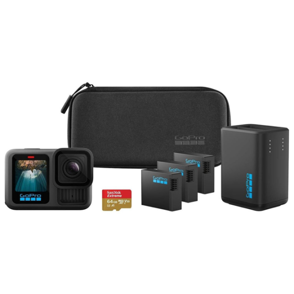 Экшн-камера GoPro HERO 13 Extended Power Bundle Черный 27.6 МП / 1900 мАч / IPX8 photo 2