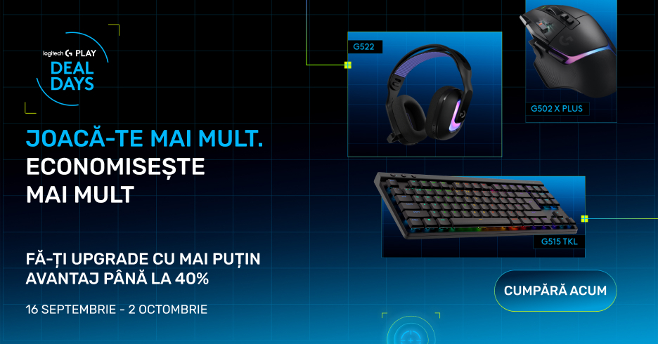 E timpul pentru perifericele Logitech!