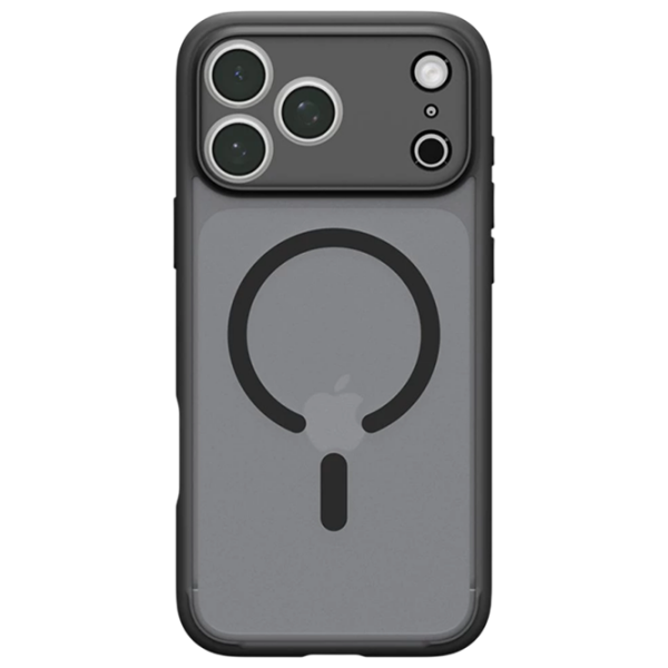 Чехол для смартфона Apple iPhone 18 Pro (Ultra Hybrid) Frost Черный Spigen, ТПУ, MagSafe Back