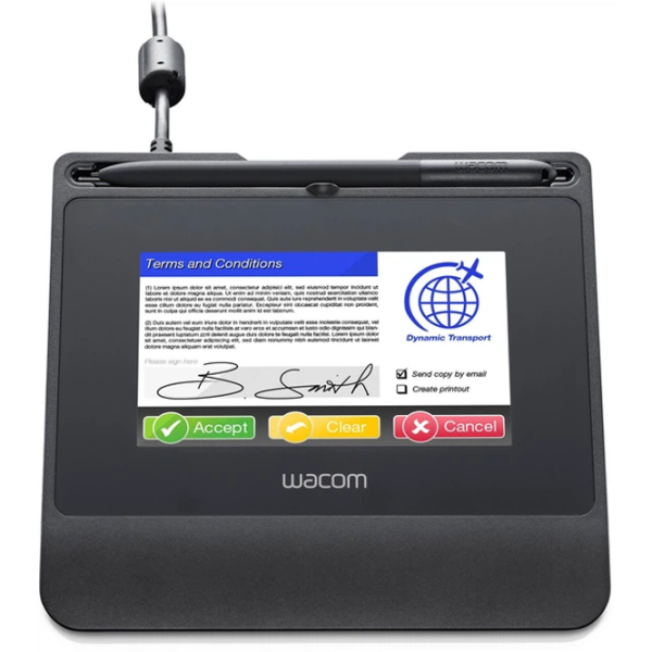 Tabletă pentru semnături digitale Wacom Signature Set Black , 2540 lpi photo 2
