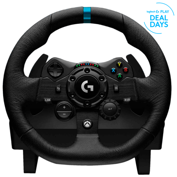 Руль Logitech G923 TrueForce Черный Проводная / 14 buttons photo 1