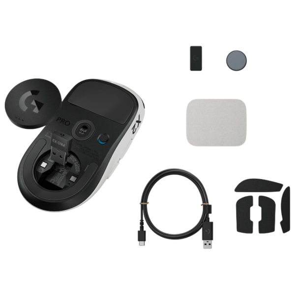 Mouse Logitech PRO X2 Superstrike HITS White Fără fir / 44000 dpi photo 5