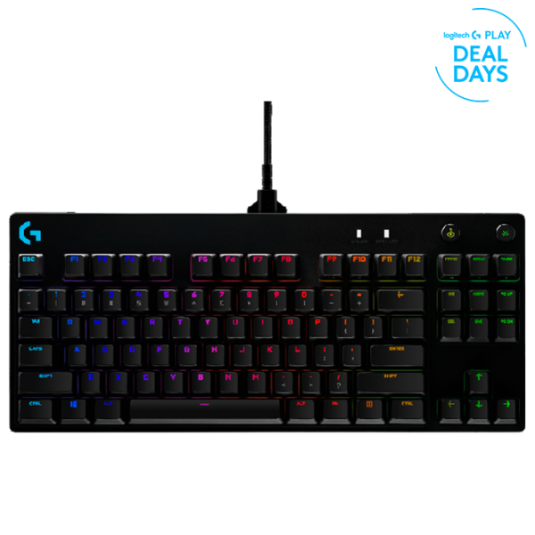 Клавиатура Logitech G Pro Черный Игровой, Проводная photo 1