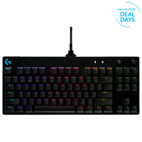 Клавиатура Logitech G Pro Черный Игровой, Проводная