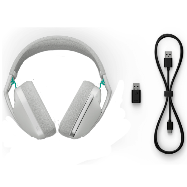 Наушники Logitech G321 Белый Беспроводные / Игровой / Полноразмерные photo 6