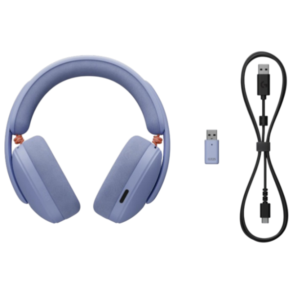 Căști Logitech G325 Lilac Fără fir / Gaming / Over the ear photo 5