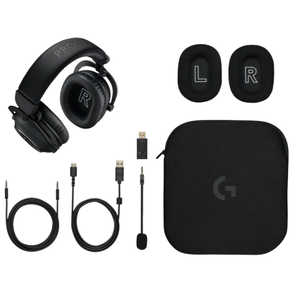 Наушники Logitech G Pro X 2 + STAND Черный Беспроводные / Игровой / Полноразмерные photo 7