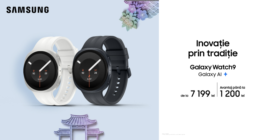 Alege unul dintre cele mai noi modele: Galaxy Watch 9 sau Galaxy Watch Ultra 2