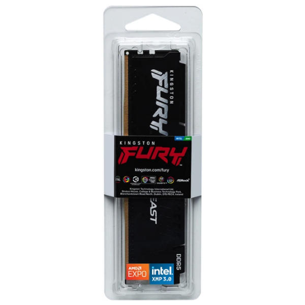Оперативная память 32 ГБ Kingston FURY Beast SDRAM KF556C36BBE2-32 DIMM, DDR5, 5600 МГц photo 5
