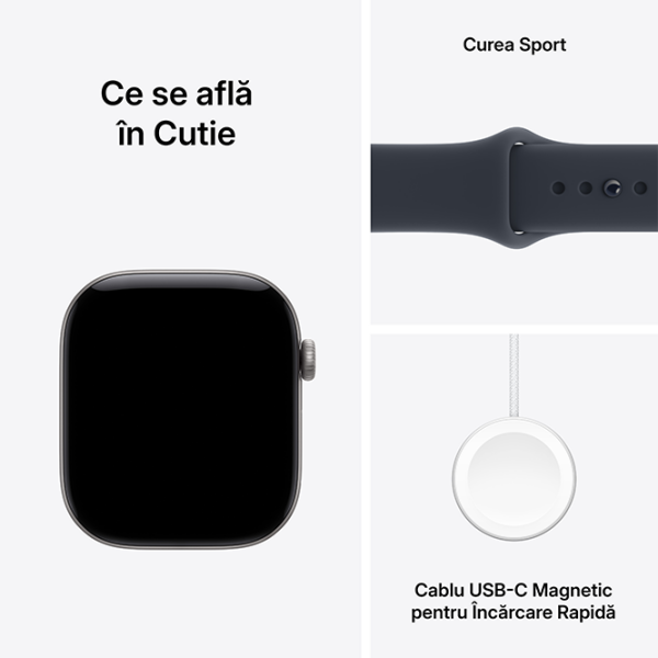 Умные часы Apple Watch Series 12 Серый 1.96" | 46 мм | Алюминий/Фторэластомер
| MJEH4ET/A photo 4