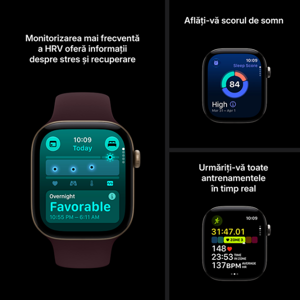 Умные часы Apple Watch Series 12 Светло золотистый 1.96" | 46 мм | Алюминий/Фторэластомер
| MJEN4ET/A photo 6