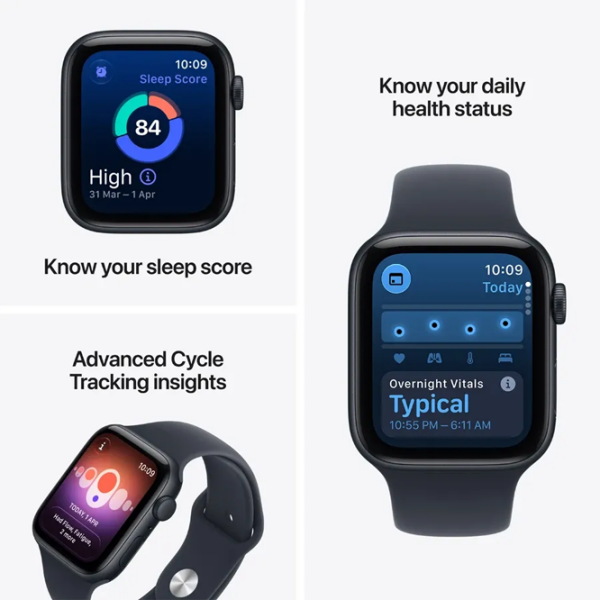 Ceas inteligent Apple Watch SE 3 Starlight 1.78" | 44 mm | Aluminiu/Silicon
| MJL54ET/A photo 3