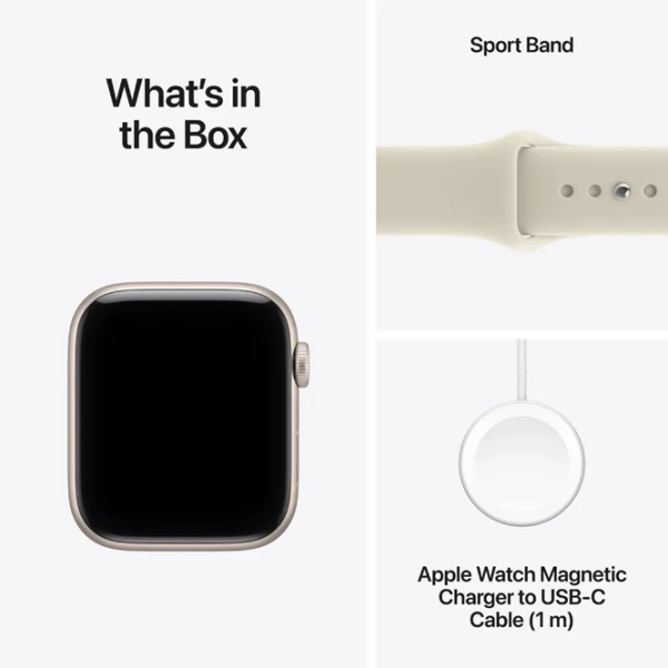 Ceas inteligent Apple Watch SE 3 Starlight 1.78" | 40mm | Aluminiu/Silicon
| MJKW4ET/A photo 5
