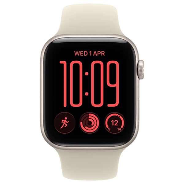 Ceas inteligent Apple Watch SE 3 Starlight 1.78" | 40mm | Aluminiu/Silicon
| MJKR4ET/A photo 2