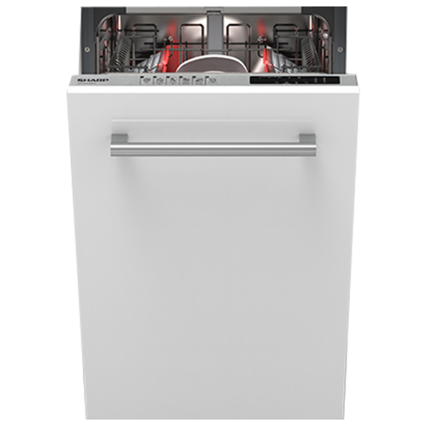 Посудомоечная машина SHARP QW-NS15I49E0X-EU Белый 10 комплектов, E photo 1