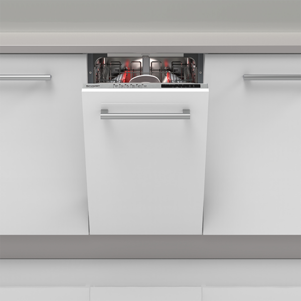 Посудомоечная машина SHARP QW-NS15I49E0X-EU Белый 10 комплектов, E photo 2