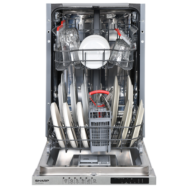 Посудомоечная машина SHARP QW-NS15I49E0X-EU Белый 10 комплектов, E photo 4