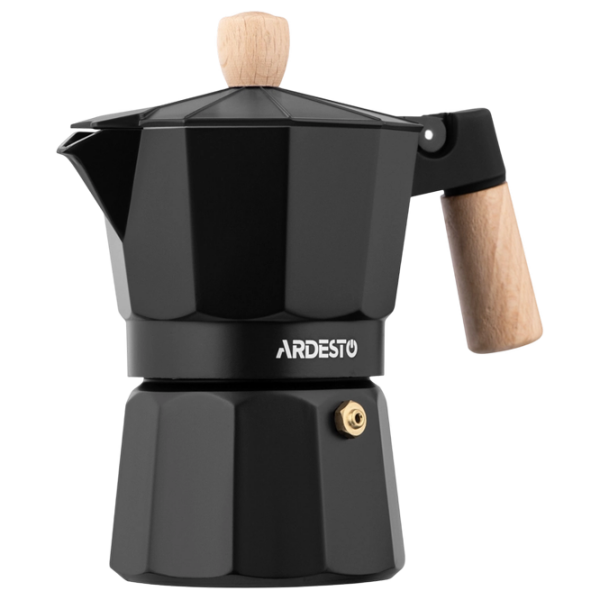 Гейзерная кофеварка Ardesto AR8103W
Черный 0.12л, Алюминий photo 3