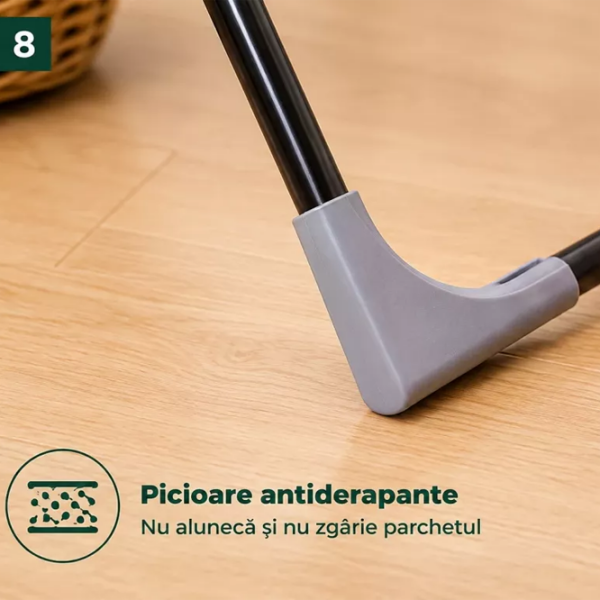 Uscător de rufe Lunaro WING PLUS-BK White Lungimea firului de rufe: 18 m photo 3