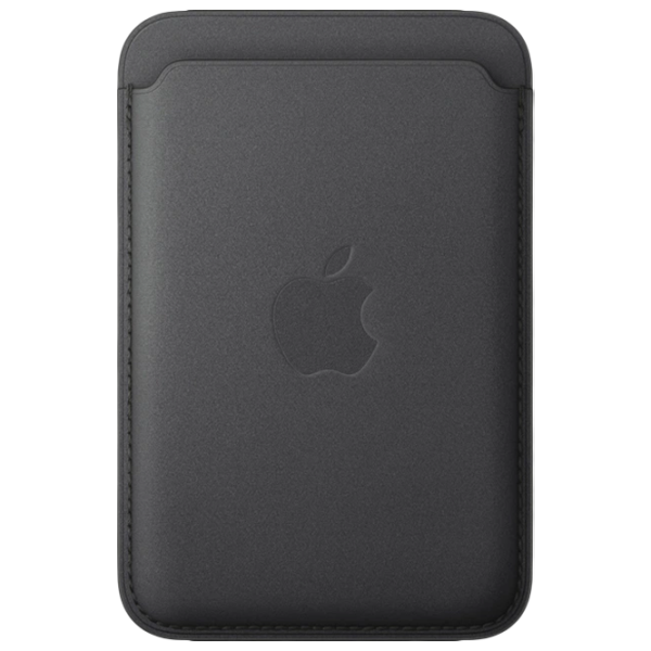 Чехол-бумажник Apple iPhone 18 Pro Max (FineWoven Wallet) Черный Apple, Экокожа, MagSafe