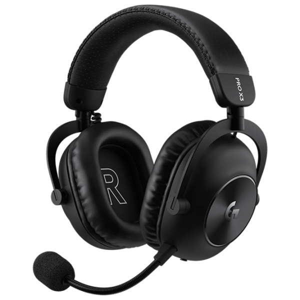 Căști Logitech G Pro X 3 Black Fără fir + Cu fir / Gaming / Over the ear photo 1