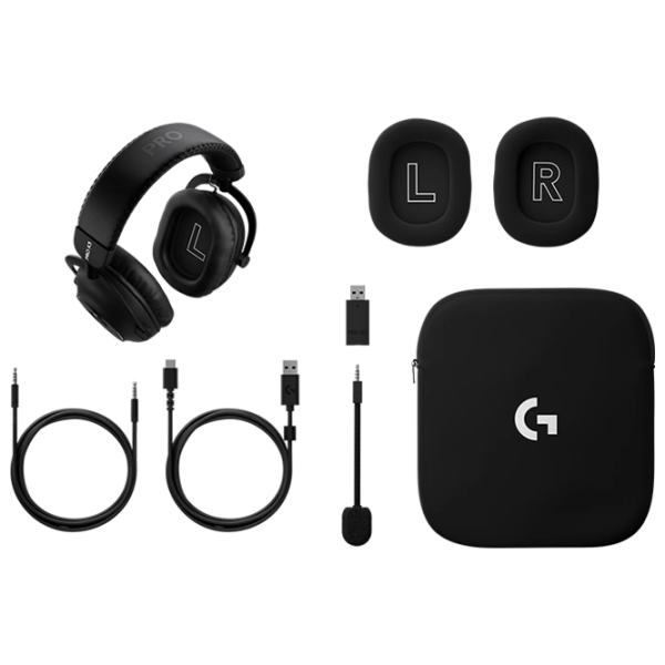Căști Logitech G Pro X 3 Black Fără fir + Cu fir / Gaming / Over the ear photo 3