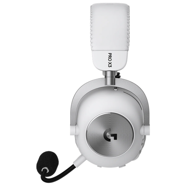 Căști Logitech G Pro X 3 White Fără fir + Cu fir / Gaming / Over the ear photo 5