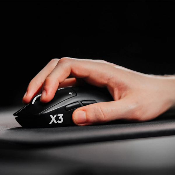 Mouse Logitech PRO X3 SUPERSTRIKE Midnight Black Fără fir / 44000 dpi photo 6