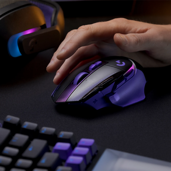 Mouse Logitech G502 X PLUS Dark Lilac Fără fir / 25600 dpi photo 8