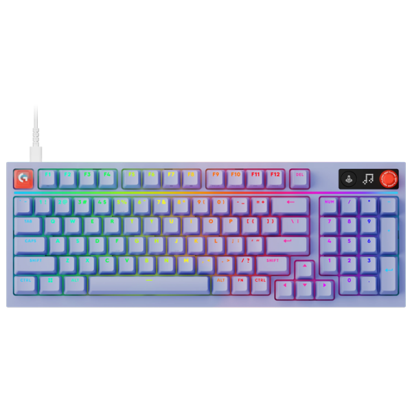 Tastatură Logitech G316 X 98 Liliac Gaming, Cu fir photo 1