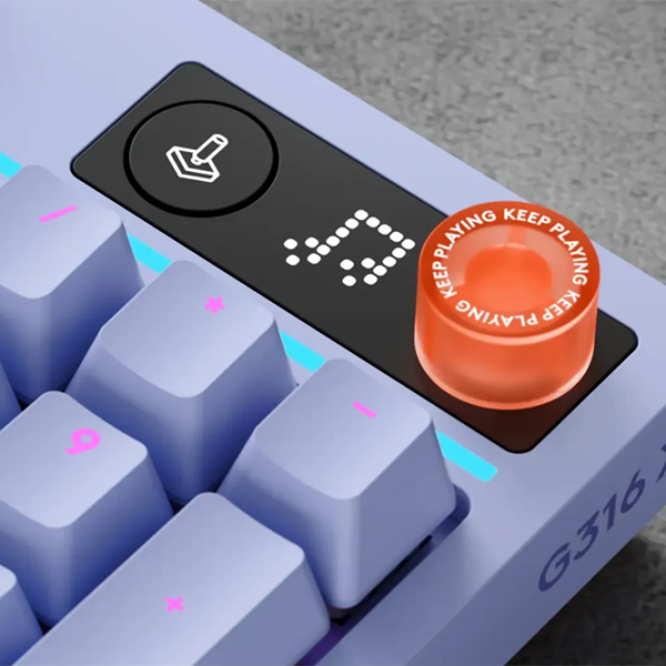 Tastatură Logitech G316 X 98 Liliac Gaming, Cu fir photo 5