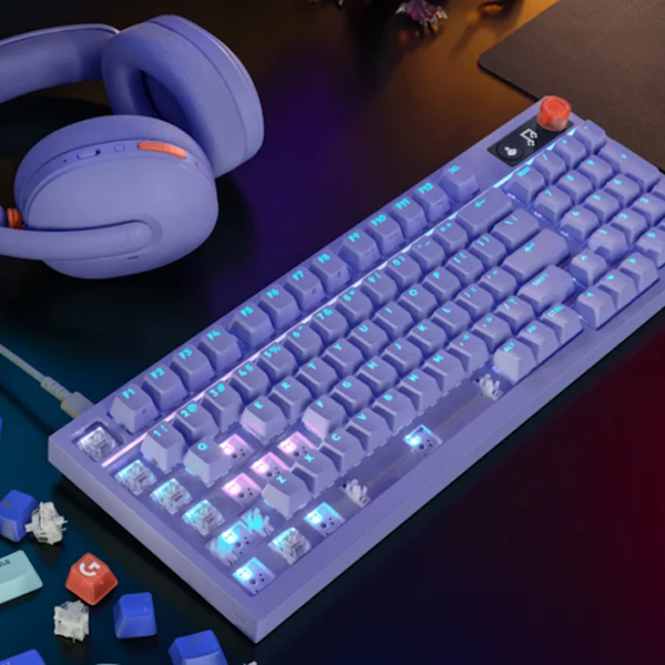 Tastatură Logitech G316 X 98 Liliac Gaming, Cu fir photo 6