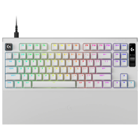 Tastatură Logitech G PRO X2 Rapid White Gaming, Cu fir