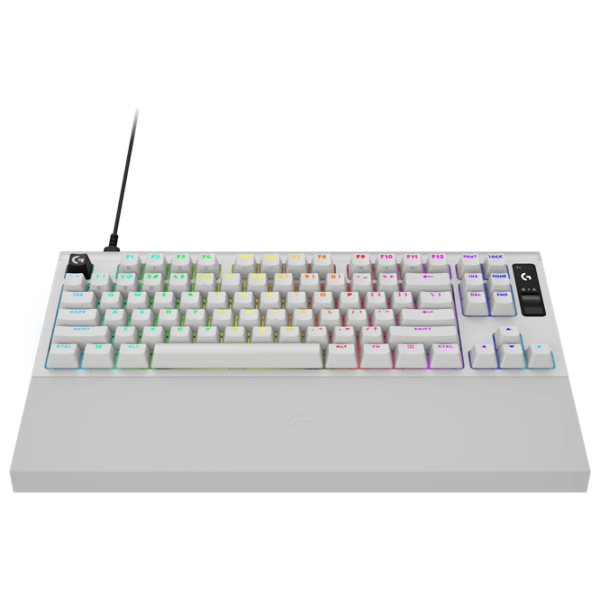 Tastatură Logitech G PRO X2 Rapid White Gaming, Cu fir photo 2