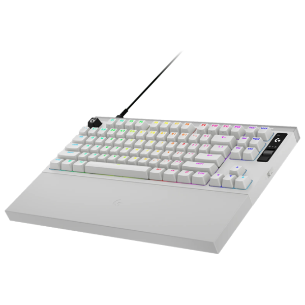 Tastatură Logitech G PRO X2 Rapid White Gaming, Cu fir photo 4