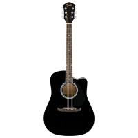 Электроакустическая гитара Fender FA-125CE Черный Dreadnought, 4/4