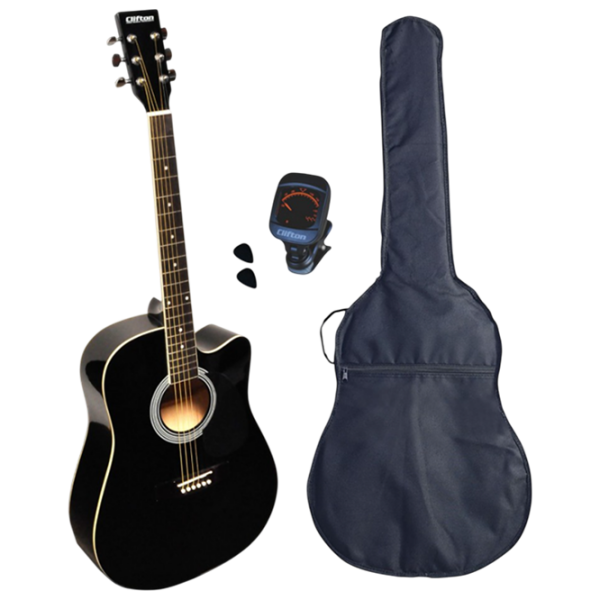 Акустическая гитара Clifton 41 Черный Dreadnought, 4/4 photo 1