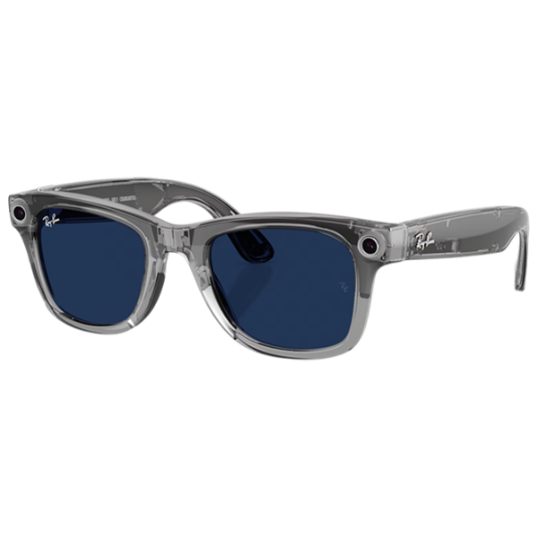 Смарт очки Ray-Ban Meta Wayfarer Серый Беспроводные / Сапфир