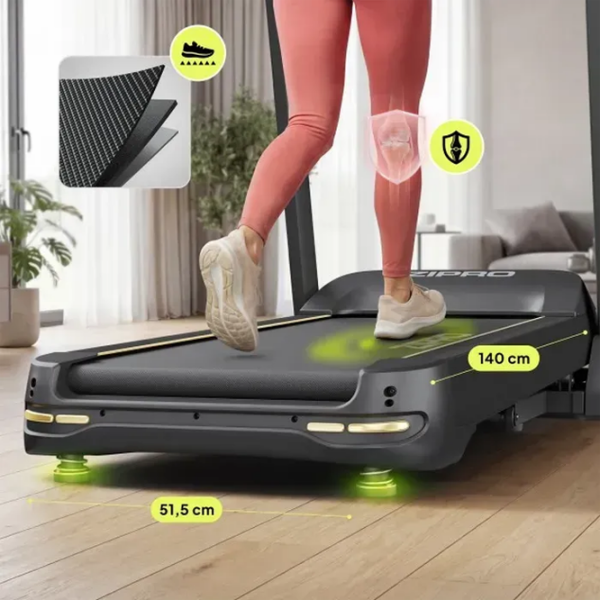 Беговая дорожка Zipro Pacemaker iConsole+ Черный 150 кг, 18 км/ч photo 13
