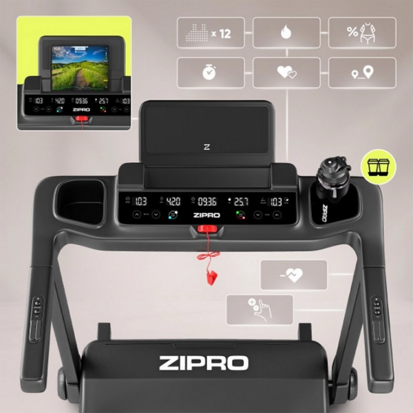 Беговая дорожка Zipro Ramble Черный 130 кг, 16 км/ч photo 20