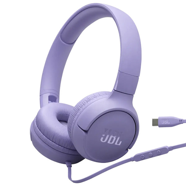 Căști JBL T520C Violet Cu fir / Personal / On the ear