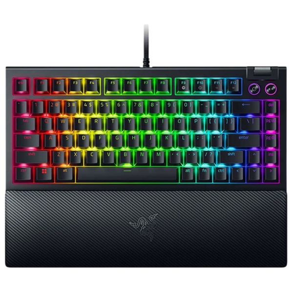 Tastatură Razer BlackWidow V4 75 Black Gaming, Cu fir