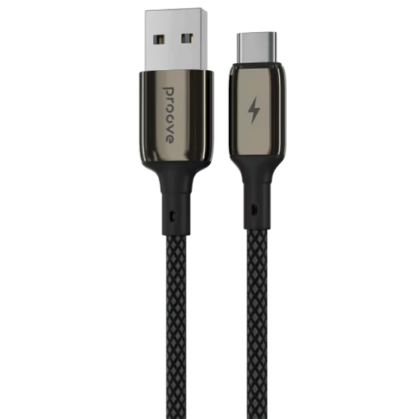 Кабель для телефона Proove Dense Metal USB / USB Type-C Черный