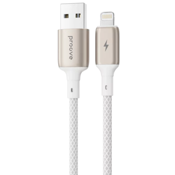 Кабель для телефона Proove Dense Metal USB / Lightning Белый