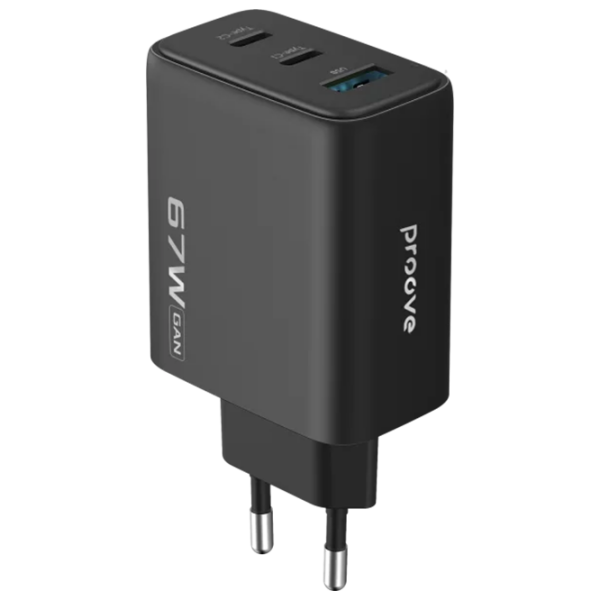Încărcător de rețea Proove Silicone Power (67 W) Black 3.25 A / Black