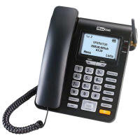 Corded Phone Maxcom MM28DHS Black 