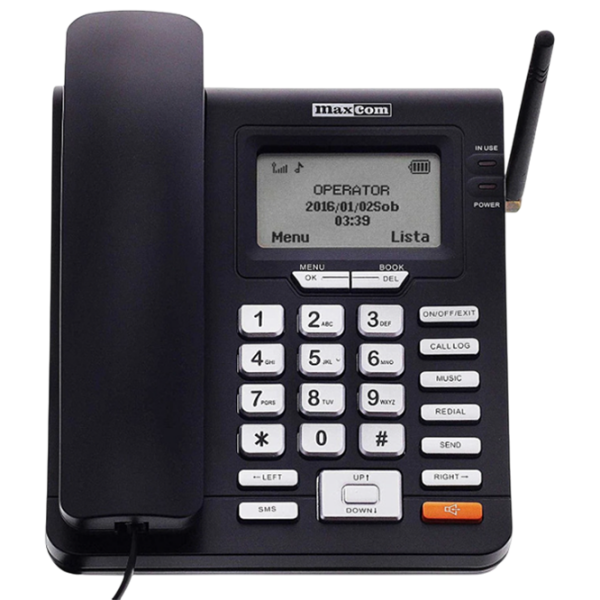 Corded Phone Maxcom MM28DHS Black  photo 3