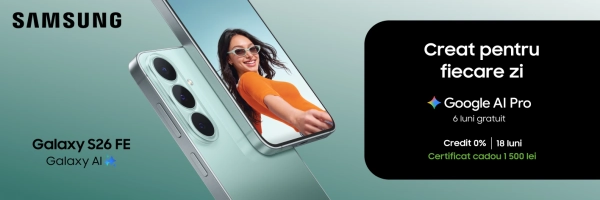 Alege Galaxy S26 FE pentru ritmul tău de viață și bucură-te de cadou la achiziție!