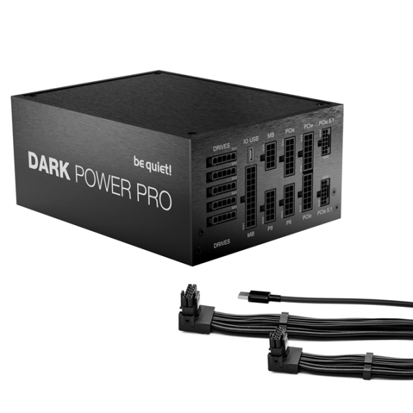Блок питания Be quiet! DARK POWER PRO 14 80+ Titanium 1300 Вт Черный  photo 2